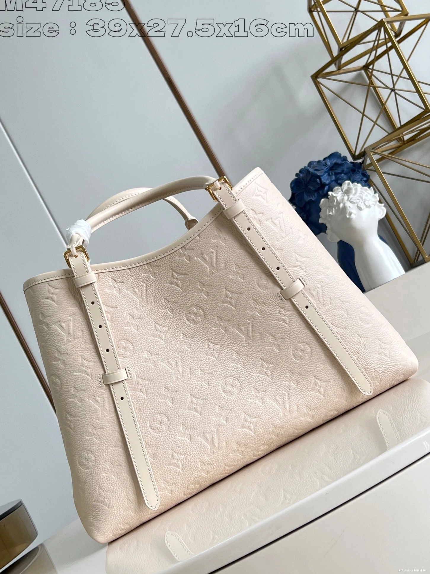 Official oldcobbler MM-39*27.5*16CM VUITTON Tote LOUIS Babylone 0815